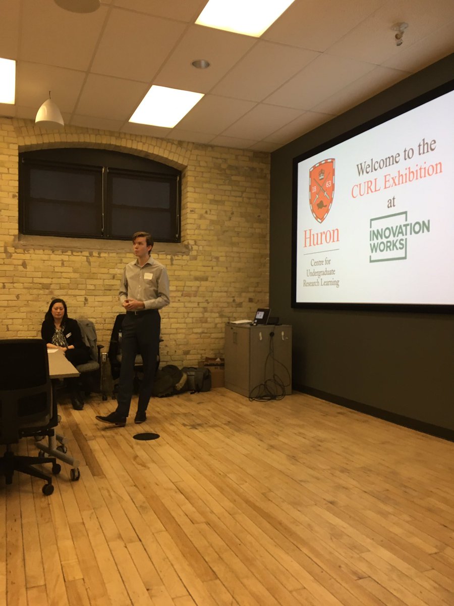 CDTsang's tweet photo. Dylan Matthews @myHuron @huronatwestern Students'Council President speaking at #CURLEX about the impact of Research Learning #researchwith❤️ https://t.co/TQYQWuxyUm
