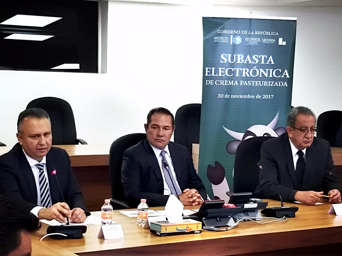La subasta es un procedimiento de venta transparente y en igualdad de condiciones para todos los participantes. Además, permite lograr mayores ingresos para @Liconsa y seguir afianzando su situación financiera. #SEDESOLPresente