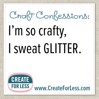 CreateForLess's tweet photo. #CraftConfession https://t.co/y3AB0P5Bpj