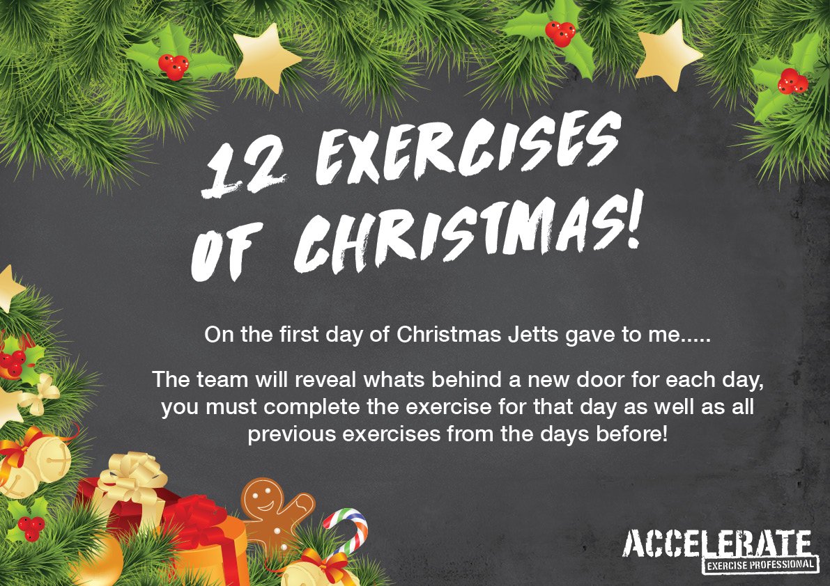 Head in Club and give our 12 exercises of Christmas a go! 🎄
Behind each panel on the advent calendar reveals a new exercise 🤗