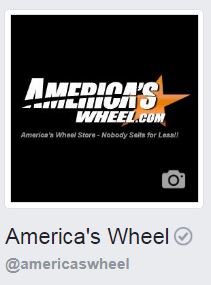 AmericasWheel's tweet photo. Loving this new VERIFIED badge on Facebook!

https://t.co/Q0LN5G5aLf

#americaswheel #wheels #tires #accessories #facebook #verfied #verifiedbadge #facebookofficial https://t.co/BKmyq26f5W
