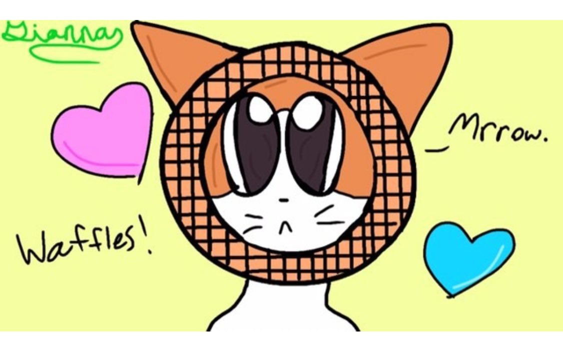 Waffles the Cat on Twitter "Thanks sirtablehand for the wonderful fanart