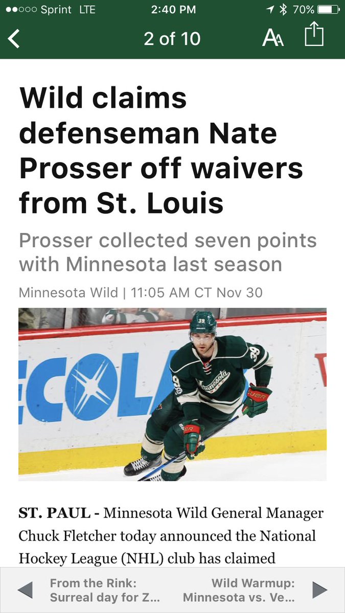 Hey @DanWKRP why so slow on the prosser news?
