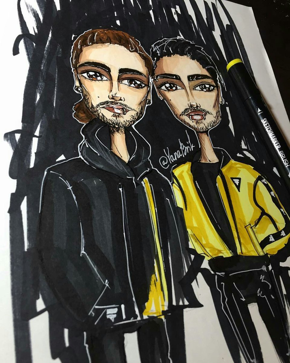 melocosubcub's tweet photo. Regrann from @yanabrik  -  #tomkaulitz and #billkaulitz  @tokiohotel by @yanabrik💛
#tokiohotel #yanabrik #fanart #illustration #dreammachineworldtour   https://t.co/3nxzHWT1rR https://t.co/lVq0TrLJlL