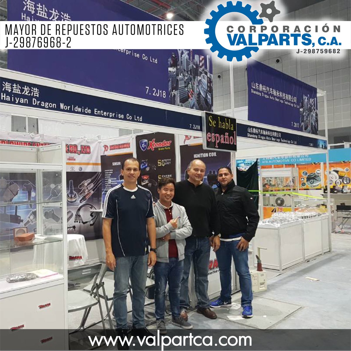 Valparts's tweet photo. Ya activados desde el Centro Nacional de Convenciones y exhibiciones de Shanghai – China. Ubícanos en el Stand J18 Salón 7.2 ¡TE ESPERAMOS!
#29Nov #Shanghai #Valparts #RallyManufacturing #RallySpeed #RallyAutoparts #GRC #jmusaparts #Valpart #Rallyspeedman #Ford #Chevrolet #Jeep https://t.co/pbMQCQcYIt