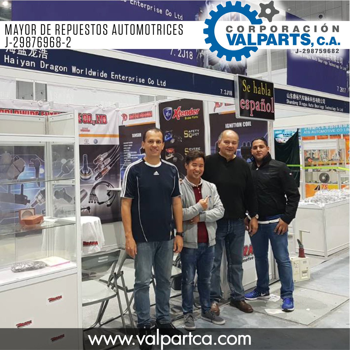 Valparts's tweet photo. Ya activados desde el Centro Nacional de Convenciones y exhibiciones de Shanghai – China. Ubícanos en el Stand J18 Salón 7.2 ¡TE ESPERAMOS!
#29Nov #Shanghai #Valparts #RallyManufacturing #RallySpeed #RallyAutoparts #GRC #jmusaparts #Valpart #Rallyspeedman #Ford #Chevrolet #Jeep https://t.co/pbMQCQcYIt