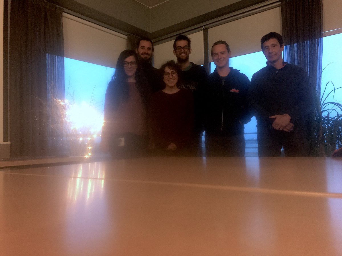 BEPSII_seaice's tweet photo. 3 intensive days at @BEPSII_seaice WS hosted by @SYKEinfo to progress the #intercomparison of #seaice #biogeochemical #models. Many thanks to @CliC_WCRP to make it possible! @letitede, @sebasti15137515, Martin Vancoppenolle, Pedro Duarte, Giulia Castellani & Francois Fripiat https://t.co/TELj9qz2pr