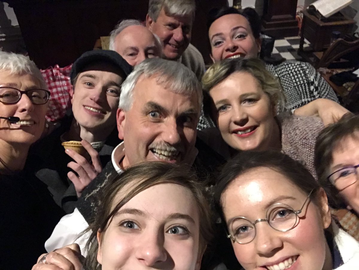 SATG_Huntingdon's tweet photo. Attempting the backstage selfies. #Diary75 #AnneFrank #Lastnight https://t.co/tLYnTmkgvw