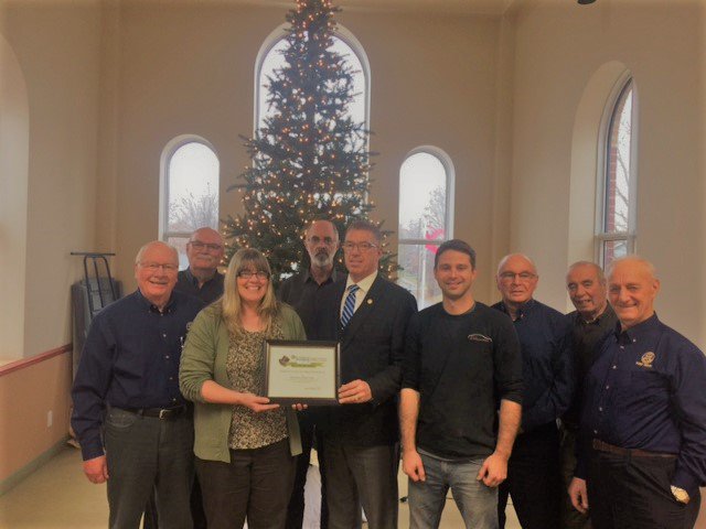 TwpofScugog's tweet photo. Congratulations to the Port Perry Rotary Club for receiving a 'Certificate of Recognition' from the #Scugog Accessibility Advisory Committee for outstanding support of the Oakridge Hospice. https://t.co/BZ1Hp8jgzW