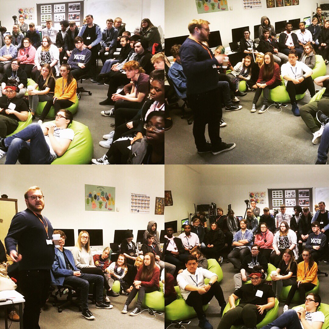 MediaTutorKaty's tweet photo. So day four of the @ideasfoundation Creative Media Camp is over. We've loved having @20centuryfoxuk at our @themcrcollege Openshaw Campus this week. On to Shena Simon tomorrow for the @lovesimonmovie #lovesimon #pitches #tmccmc #cmc2017if https://t.co/VcZBuPfvi7