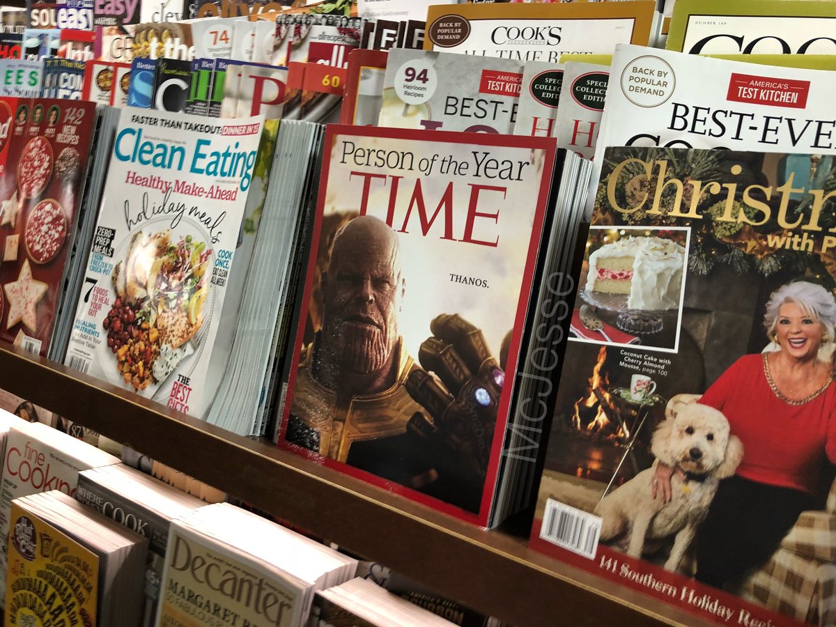 McJesse's tweet photo. Made some fake Time “Person of the Year” covers yadda yadda yadda I’m banned from the bookstore. https://t.co/6Sbs9urkHk