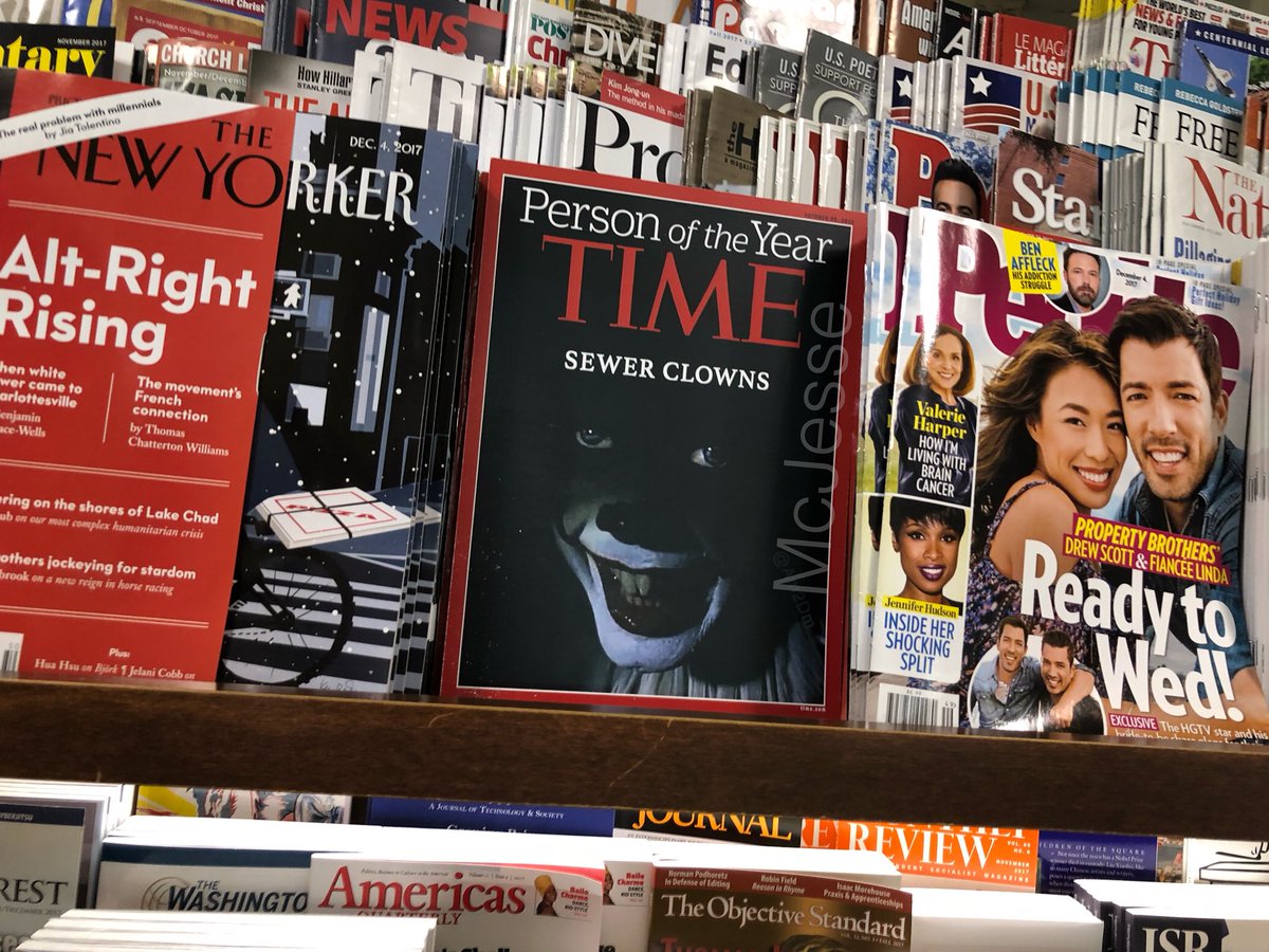 McJesse's tweet photo. Made some fake Time “Person of the Year” covers yadda yadda yadda I’m banned from the bookstore. https://t.co/6Sbs9urkHk