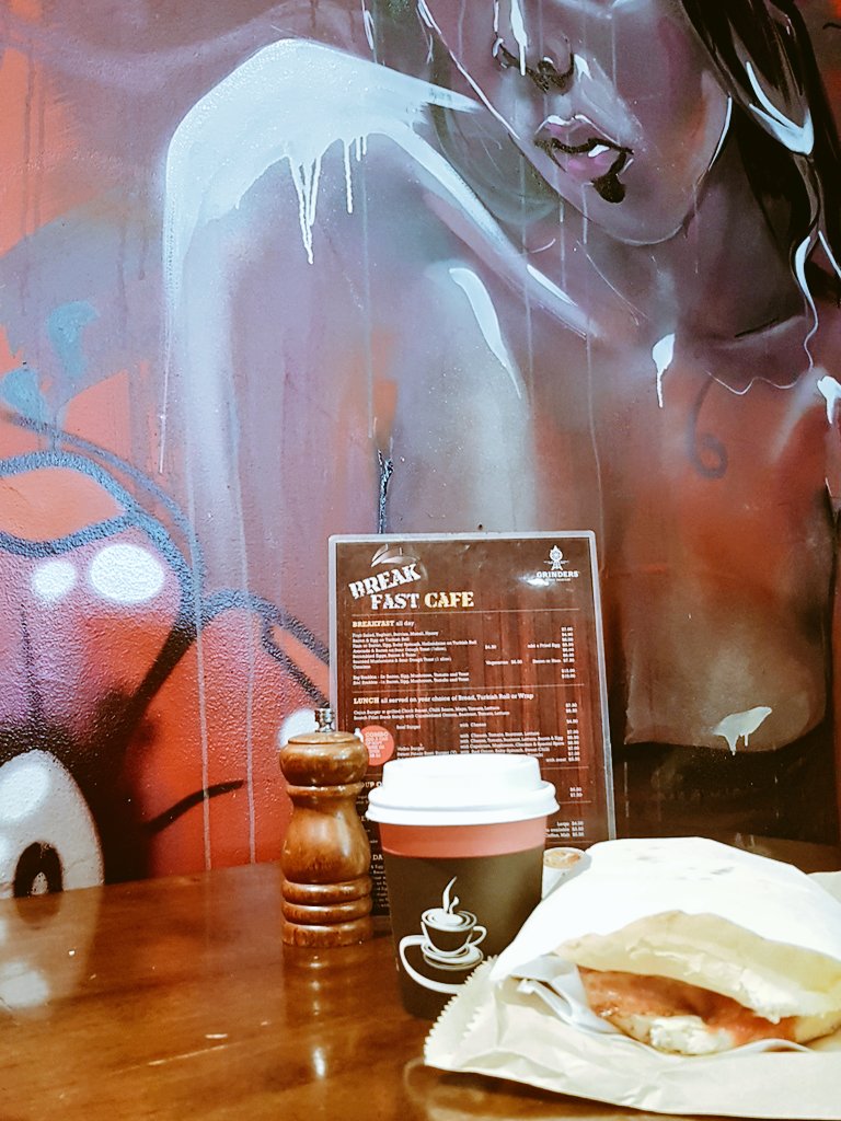 SHABBAEvents's tweet photo. One pit stop before #StartCon. Breakfast Cafe in Wynyard Station. #MicrosoftStartCon we on a caffeine high and we are coming for you. SHABBA! https://t.co/gbHaqTmp28