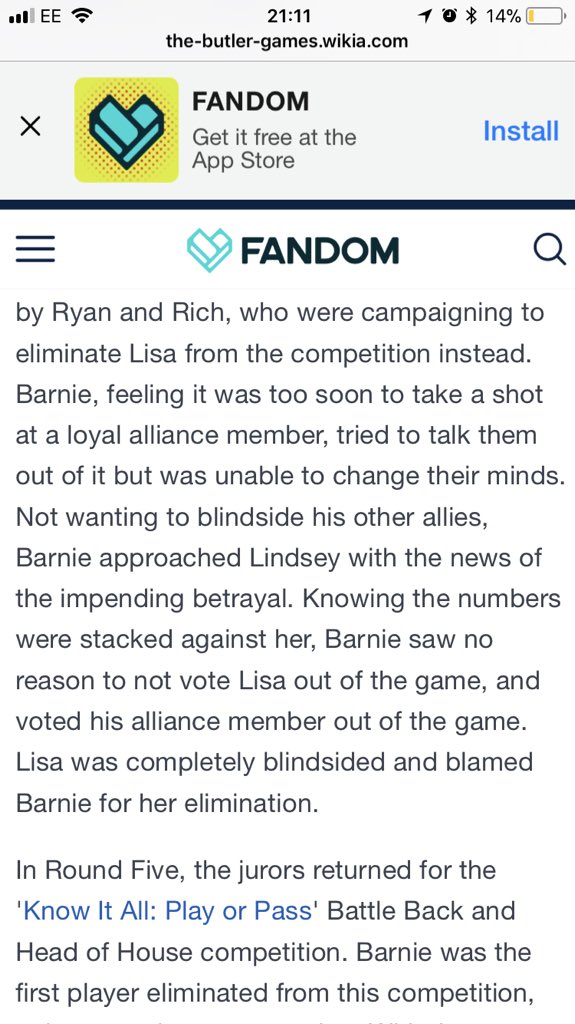 SmoothAllocator's tweet photo. @lisasides289 @thebutlergames Look I wanted to save you!! It’s in the wiki! https://t.co/dKPmPJ7Acl