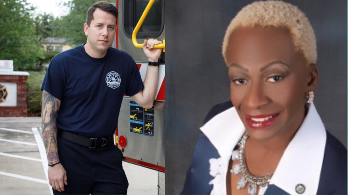news6wkmg's tweet photo. Commissioner Regina Hill to discuss incident with fired firefighter https://t.co/nOmJ0KA0zp https://t.co/l0aOhfkiz6