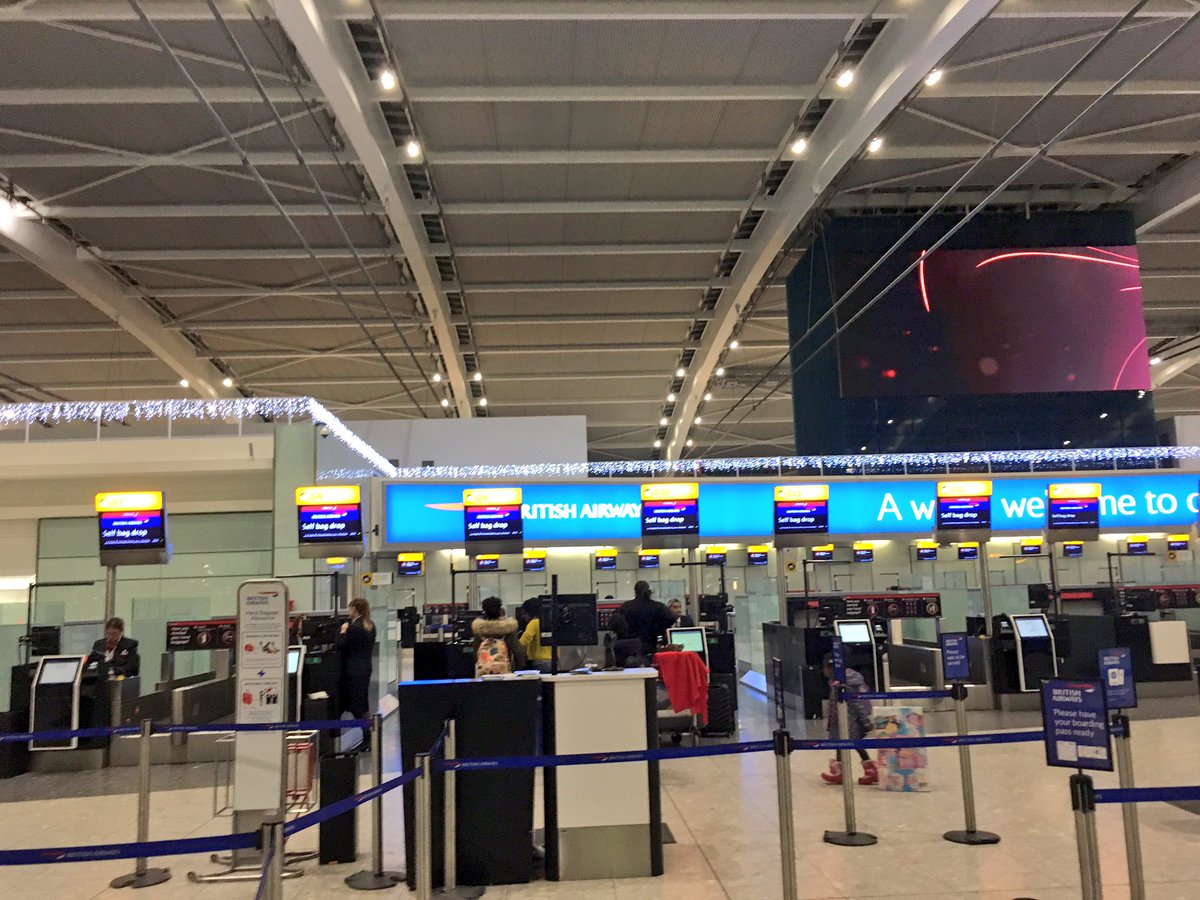 teemuz's tweet photo. So obvious why @British_Airways  a #failing, T5 completely DEAD, more staff then passengers,  terrible customer service, &amp; still can't get on my plane even though it was not due to leave for 50min.
#NEVERagain #CEOfail #brexit https://t.co/PL5xOJBlvX