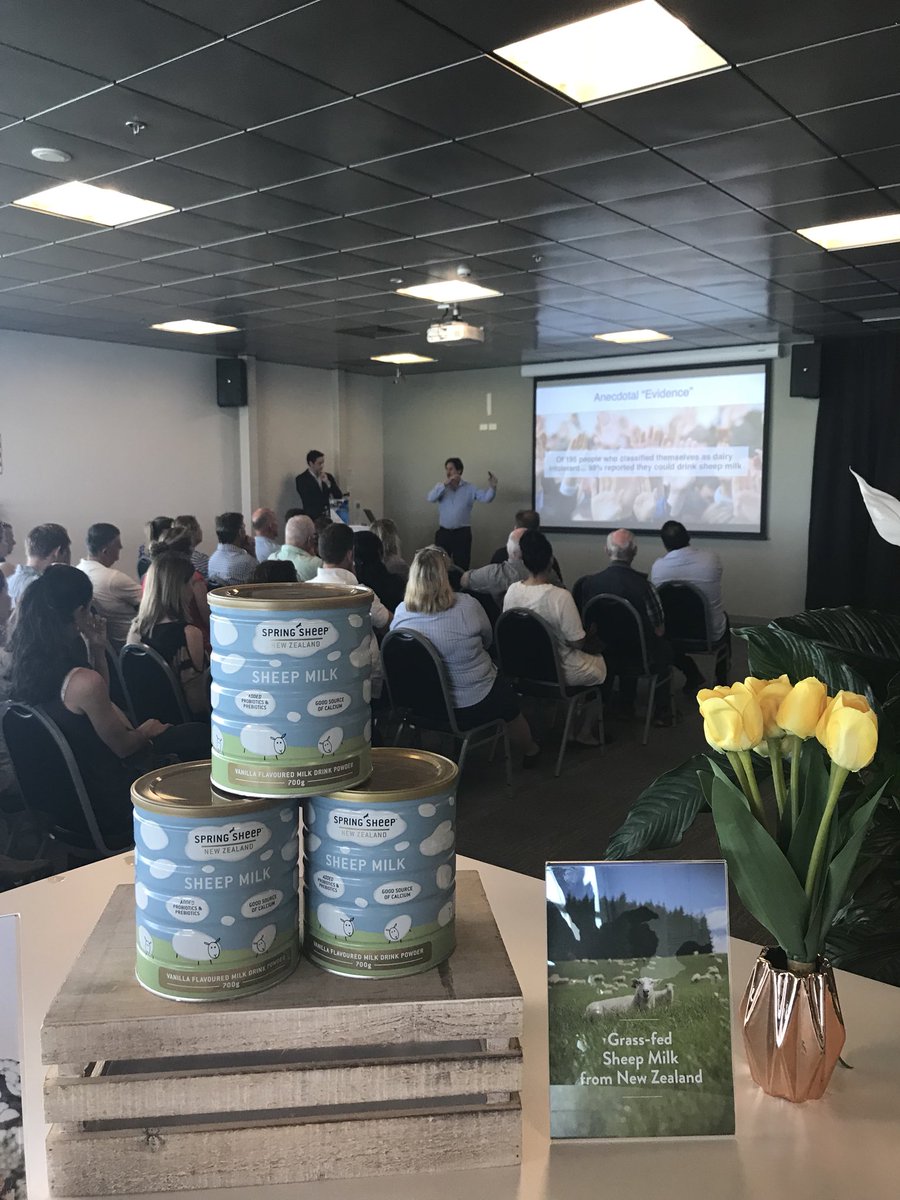 We’re in Hamilton today kicking off our annual Farm Open Day - talking about what we’ve been up to and #sheepmilk industry news 🐑🥛