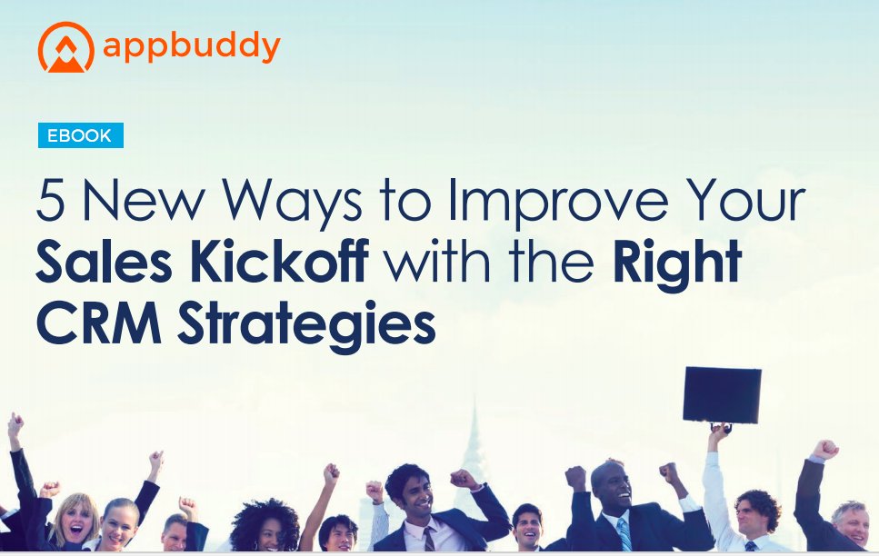 appbuddy's tweet photo. It's Sales Kickoff Time of the Year!! Read our free #AppBuddy eBook: 5 New Ways to Improve Your Sales Kickoff with the Right CRM Strategies https://t.co/feE8yd6Zxd #GridBuddy #Salesforce #CRM #AppExchange #SalesRevenue https://t.co/74XLUl71VU