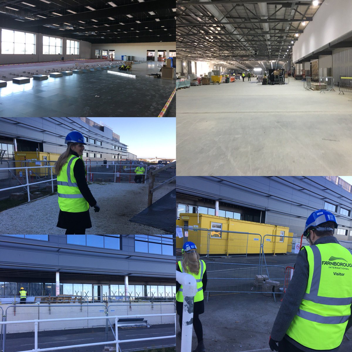 SingletonPR's tweet photo. Thank you  @Farnborough_Int for the tour today of the new building  #FIA18 #AerospacePR  #SingletonPR https://t.co/lMDQnnK2qs