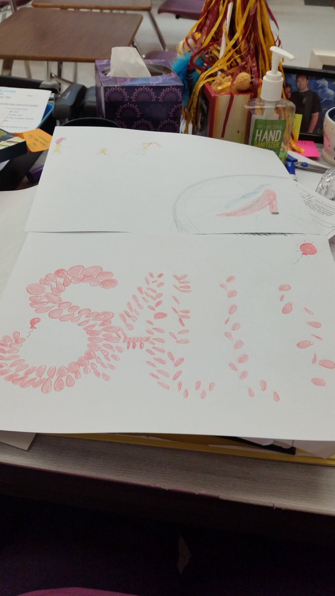 AmbrogioWLHS's tweet photo. Sometimes prep work isn't so bad :) #coloring #bellringer #HouseonMangoStreet #letthewordsmoveyou #analyze #interpretive #sallyyoulied #red https://t.co/qyfHpd5cDF