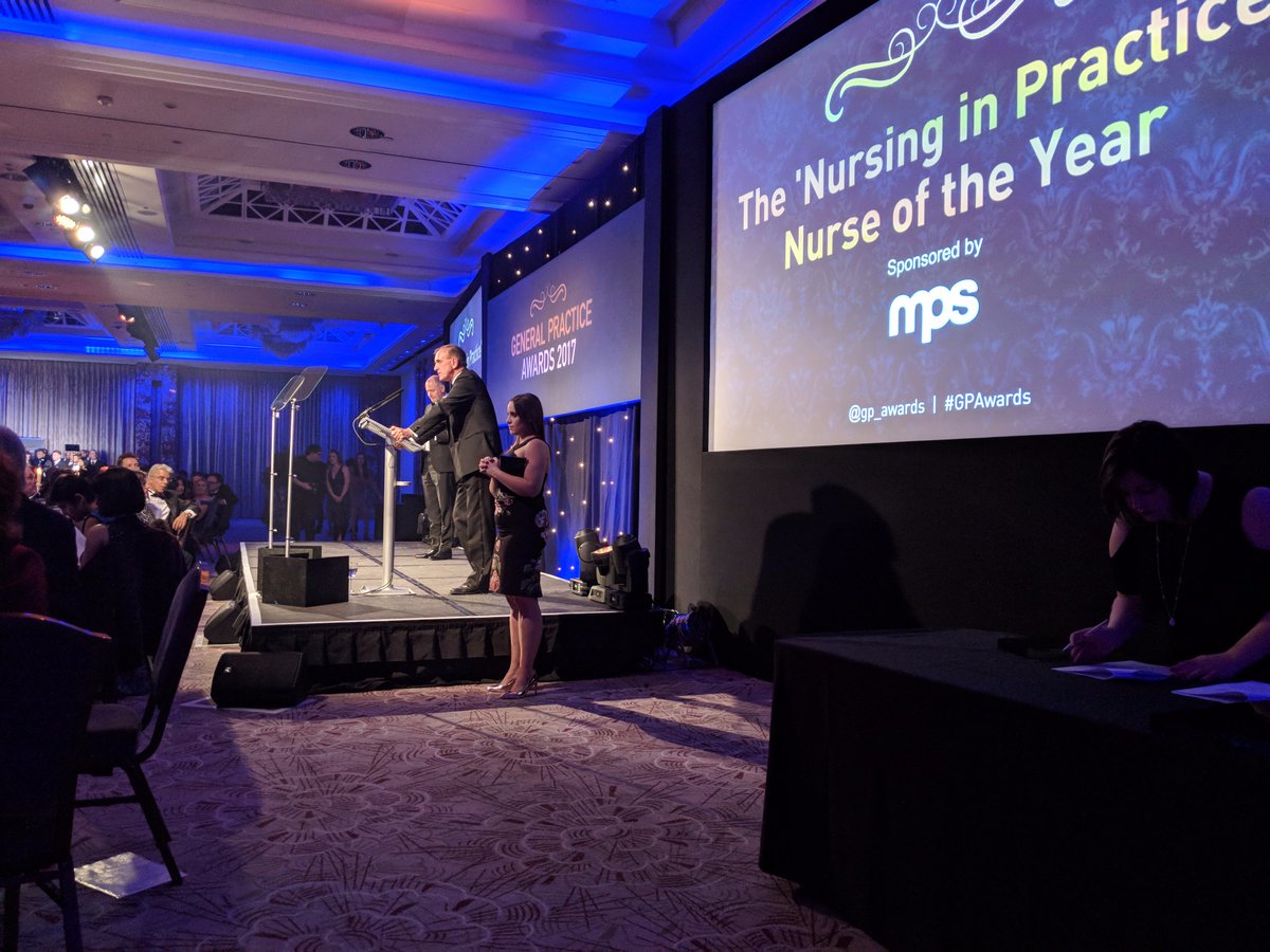 NurseinPractice's tweet photo. Huge congratulations to Reena Patel for being awarded Nursing in Practice Nurse of the Year at the General Practice Awards! Very well deserved https://t.co/rVGG7F7aYP