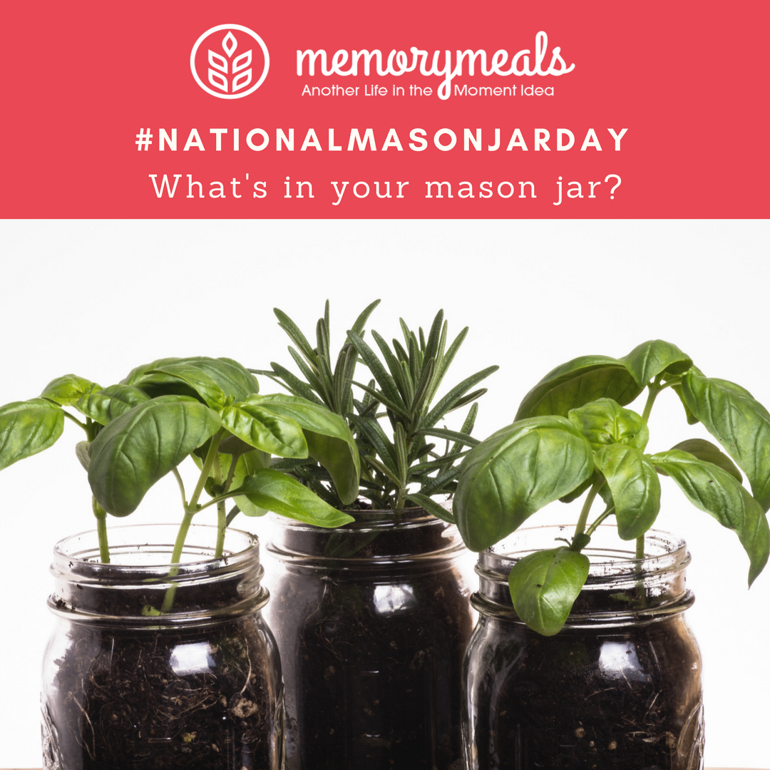MemoryMeals's tweet photo. We grow rosemary to boost short-term memory and other brain healthy herbs in our mason jars. #brainhealth #nationalmasonjarday #brainfood https://t.co/EgW3CVVe4T