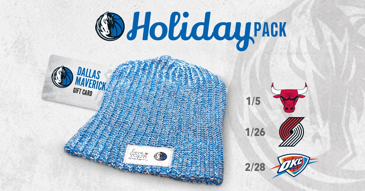 dallasmavs's tweet photo. Tis the Season for some Holiday Hoop-la! Mavs Ticket Pack  + Gifts available now! 🎄🏀⛄️

🎟: https://t.co/oXbtIJGTwh https://t.co/FO1swWHo7X