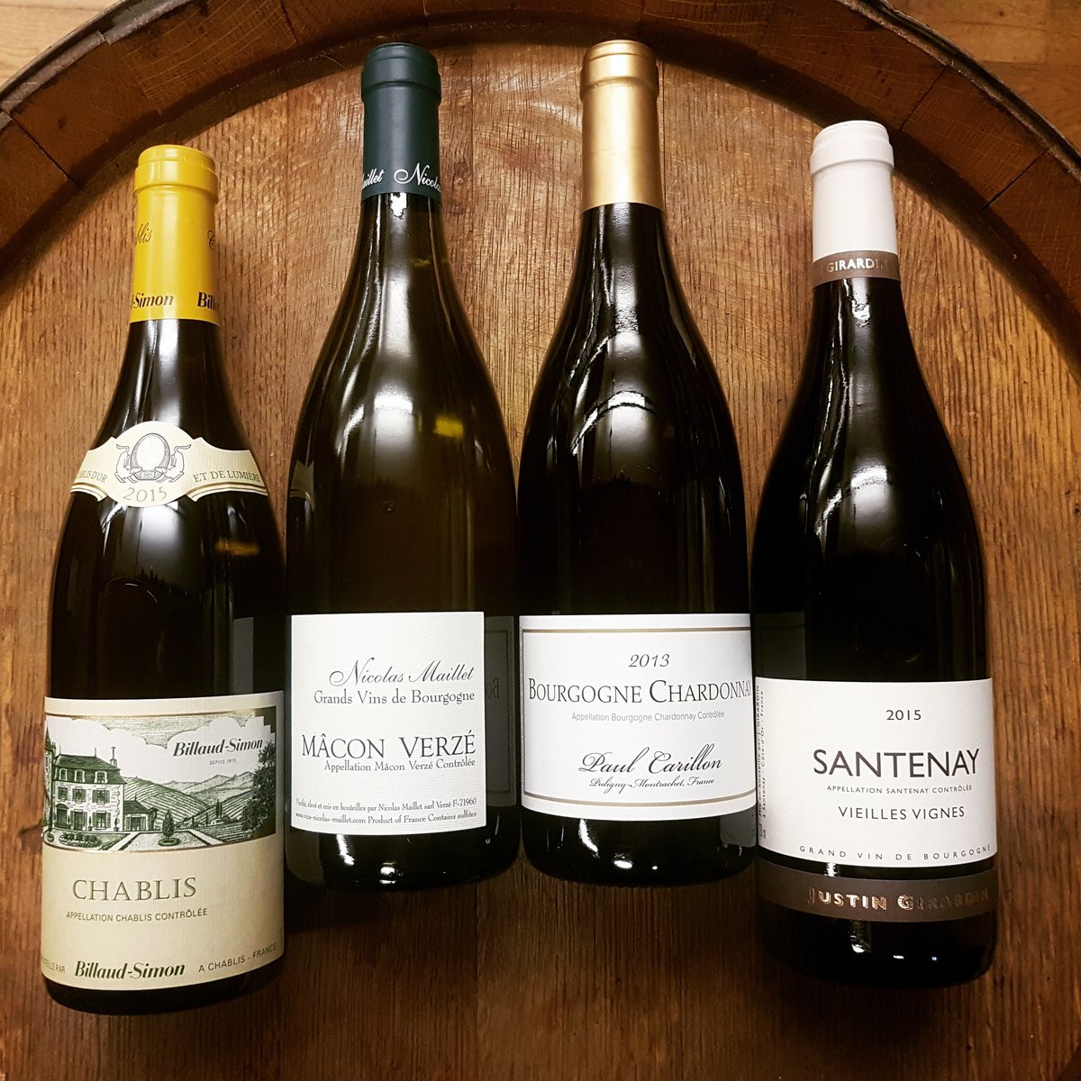HighburyVintner's tweet photo. These #burgundy beauts are on taste tomorrow 6-8pm. #freetastingfriday #pinotnoir #chardonnay https://t.co/kcbKtsTa8P