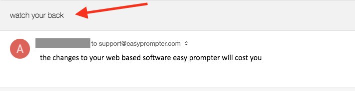 EasyPrompter's tweet image. some people really grow attached to their teleprompters...