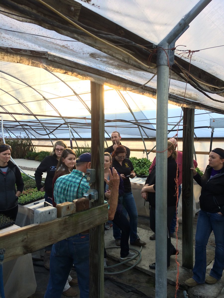 KdillonKurt's tweet photo. KS Ag teachers at 5-H greenhouse in Wamego learning about greenhouse production.#ksaged https://t.co/wm6jgOn3GE