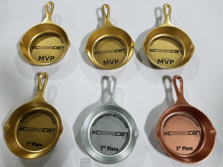 KCGameOn's tweet photo. Pubg winning pans for this weekend! COME GET SOME. #KCGAMECON2017 https://t.co/yE2bfLVpaS