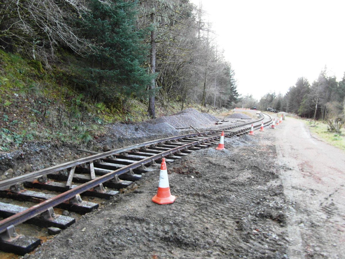 IFARlyMuseum's tweet photo. Ever eastward, still the track laying goes on https://t.co/G7UBcu02XV