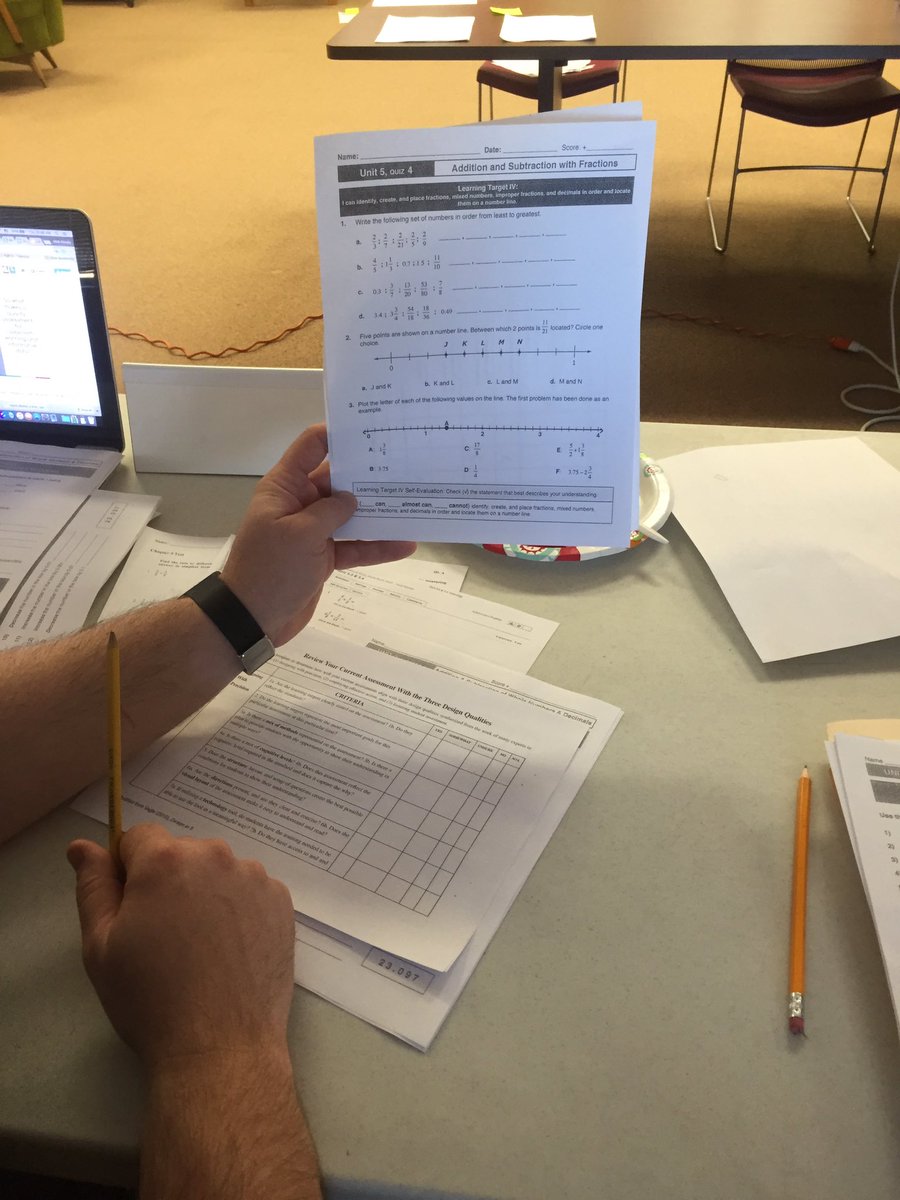 LydoKane's tweet photo. Vertical teams creating and revisiting assessments based on the Assessment Design Qualities by @NicoleVagle What a great day! #learn194 https://t.co/FSCEUNNLTj