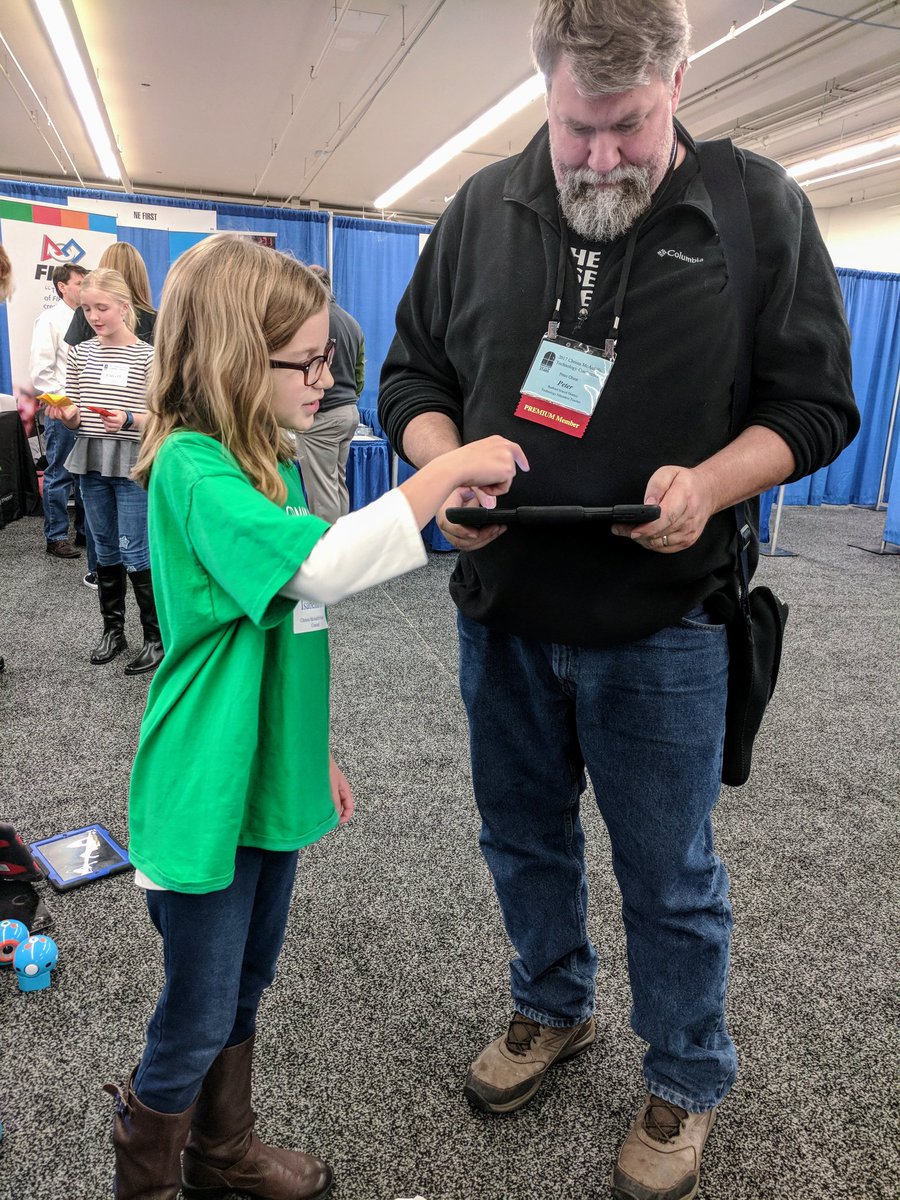 mopearl23's tweet photo. Christa's Coders presented their hard work today at #nhcmtc! Using coding, they promoted kindness and positivity!

@Heather_Drolet @cms_comets 

@thunkable
@WonderWorkshop https://t.co/IvFf2uFS7u