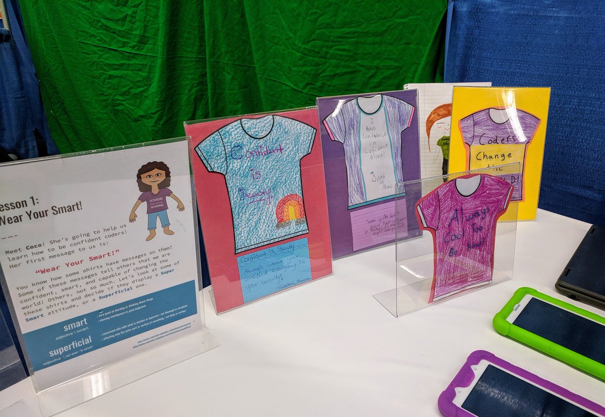 mopearl23's tweet photo. Christa's Coders presented their hard work today at #nhcmtc! Using coding, they promoted kindness and positivity!

@Heather_Drolet @cms_comets 

@thunkable
@WonderWorkshop https://t.co/IvFf2uFS7u