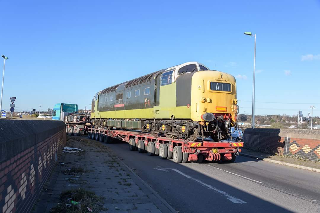 angliarailforum's tweet photo. Via Tomahawk Photography

The Exodus of Locomotives having to leave Washwood Heath continued today as 55016 'Gordon Highlander' leaves for its new home at Crewe.
30/11/2017 https://t.co/y8aUinrRj2