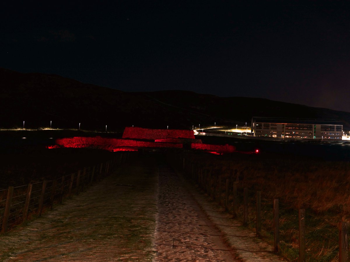 ShetlandLGBT's tweet photo. Lerwick just turned red for #WorldAidsDay #ClickiminBroch #LerwickTownHall #Mareel @ShetIslandsCll @MareelShetland #makeHIVhistory #ZeroHIVStigma #LetsEndIt #SeeRed #HIV #Shetland https://t.co/o02r1zizx4
