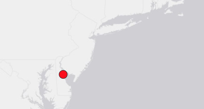 The <a href="/USGS/">USGS</a> is reporting a 5.1-magnitude earthquake near Dover, Delaware. Have you seen or heard anything in New Jersey?