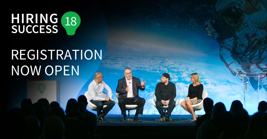 SmartRecruiters's tweet photo. Registration is now open for Hiring Success 18! Join hundreds of TA leaders in San Francisco on March 12 - 14, 2018 to innovate and reinvent #recruiting! Register before early bird pricing closes on Dec. 31! https://t.co/KmEtsPEwXX #hire18 https://t.co/63LROmYr6w