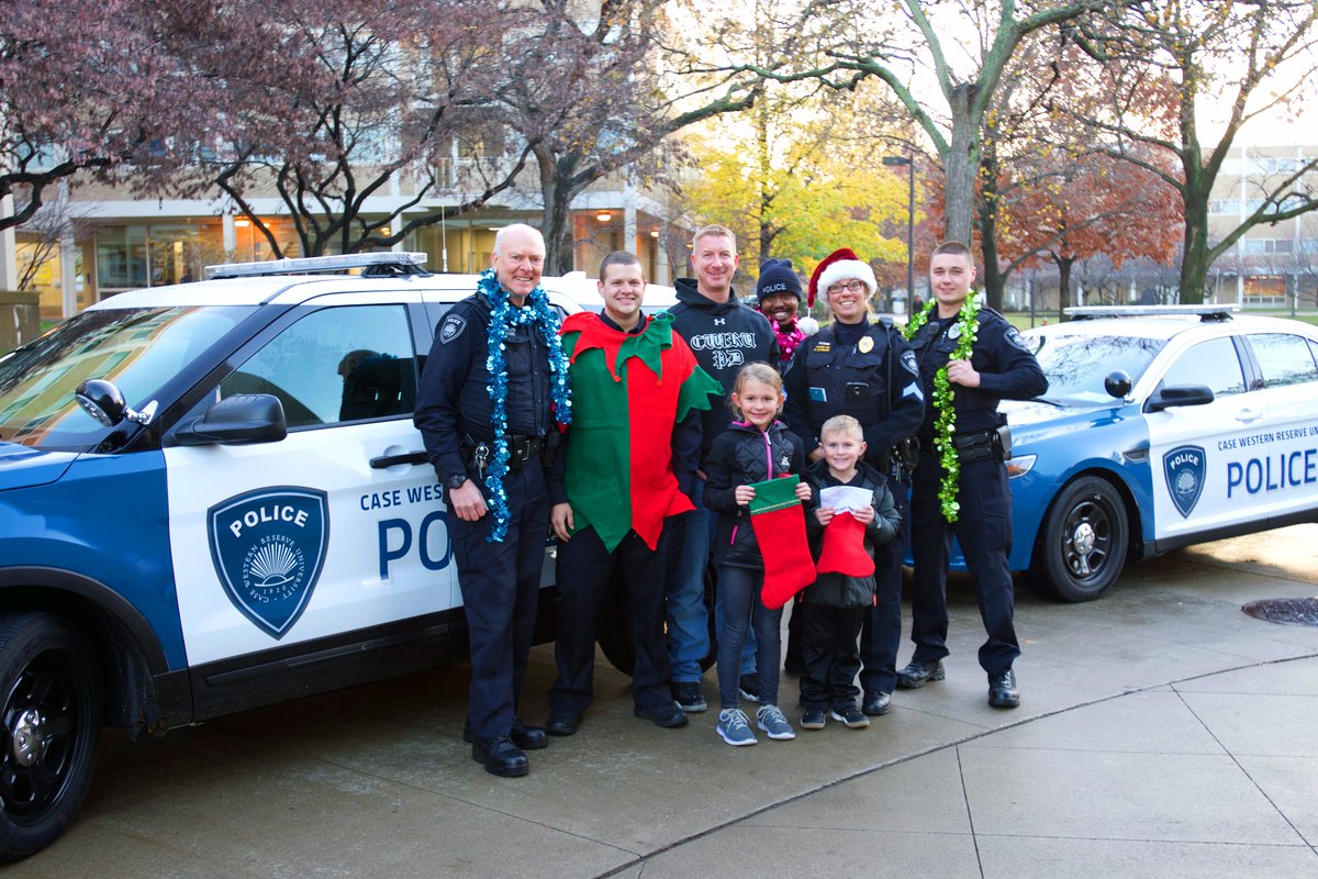 Support the 5th Annual Shop with a Cop fundraiser tonight until 7 outside of Leutner Commons. Funds support holiday shopping for #Cleveland children and families in need. #cwru
