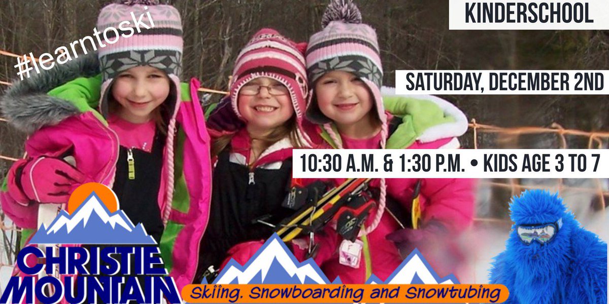 ChristieMtn's tweet photo. #Learn2ski #ChristieMountain Saturday (no Sunday class) https://t.co/uo0wis2SEF
#travelwisconsin #discoverwisconwin #kidsski #bunnyhill #learntoski #familyfun #skilocal #skimidwest #skiing #snowboarding #downhill https://t.co/faxrfJmaXx