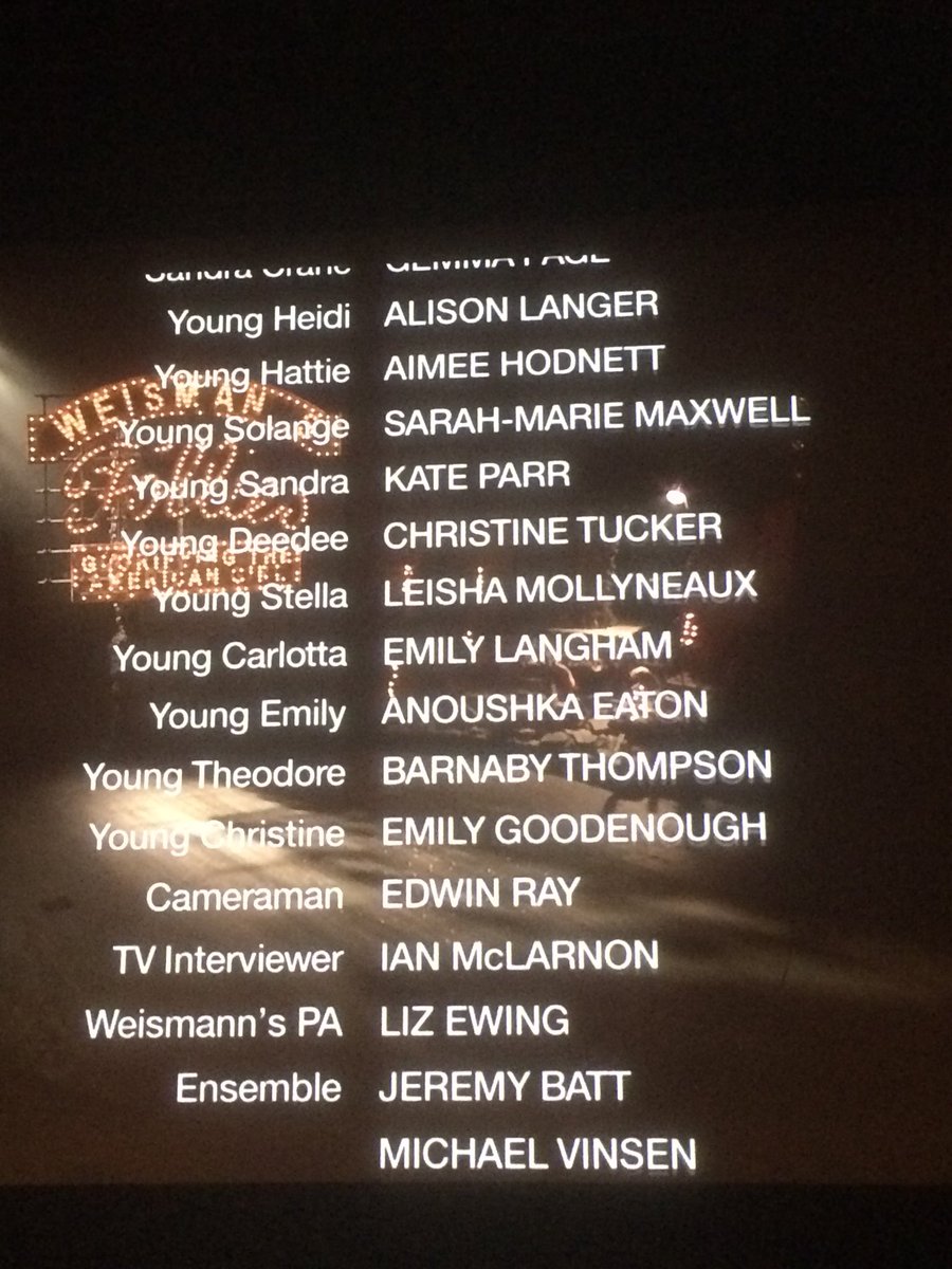 Madi_MacMahon's tweet photo. Night off from #CourtNapping @CourtyardArts so we watched the @NationalTheatre screening of Follies and spotted a familiar face. @LeishaSimone you were STUNNING. https://t.co/Spb2W8867s