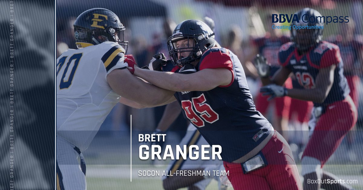 SamfordFootball's tweet photo. Congrats to the @SamfordFootball SoCon All-Freshman Team honorees: Brett Granger, Koi Freeman, Mike Williams and Montrell Washington!!! https://t.co/NvacfG35Kg
