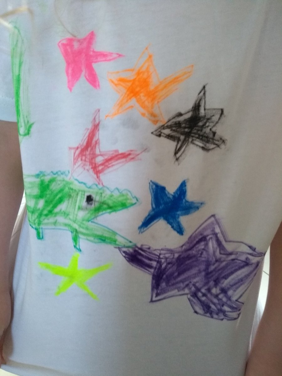 WBurghPrimary's tweet photo. Eva created a t-shirt inspired by @roald_dahl The Enormous Crocodile and re-enacted the futterwhack from Alice in Wonderland. I believe she’s loved this week and has been reading loads!! #BookWeekScot #WillybugsReads #BookDares https://t.co/nFDkqFtdBI