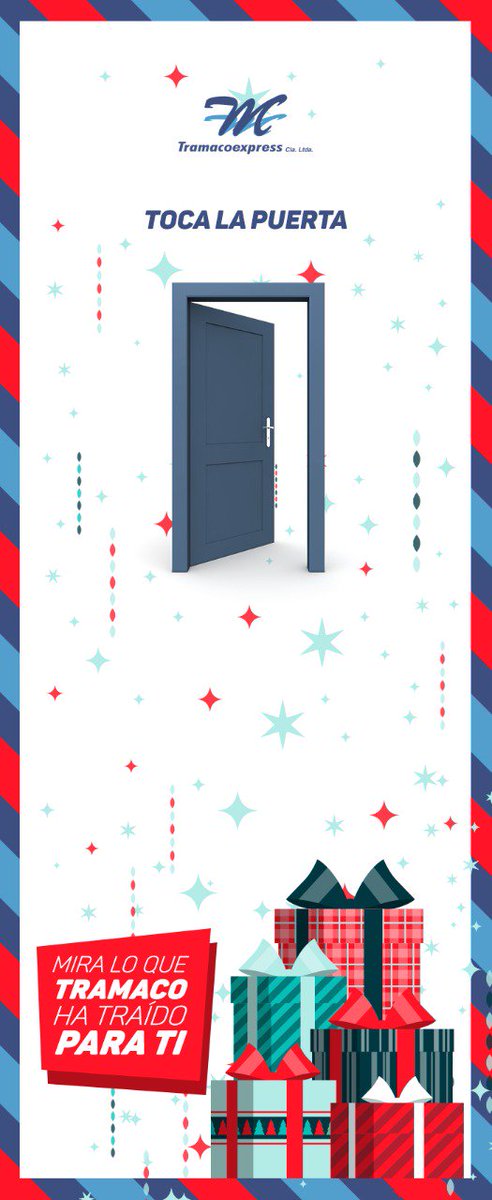 #Tramaco en estas fiestas navideñas está en la puerta de tu casa, somos los mejores regalando felicidad a quienes más amas.
El mejor servicio y #SiempreATiempo