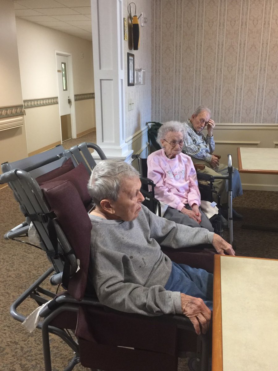 fountainviewLEC's tweet photo. Our residents enjoyed a visit from musician Dave Sheppard. Ms. Kay was so excited to hear him she danced all the way down the hall. With a mixture of old classics and holiday favorites Mr. Sheppard is a crowd favorite here at Fountain View Manor. #FrontierCulture https://t.co/OG7Uhn1zLi