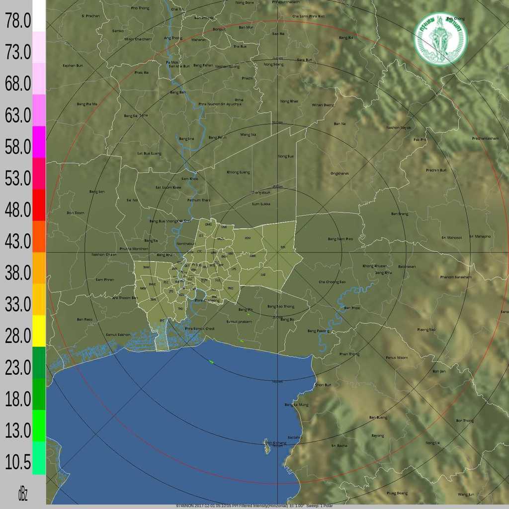 The Weather Bangkok on Twitter: "Bangkok Radar December 01, 2017 at 05