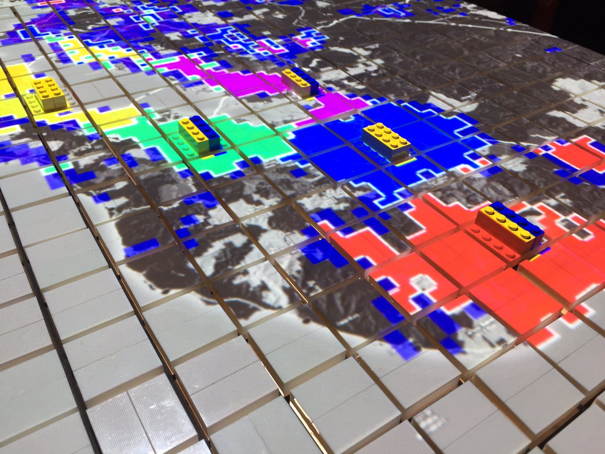 jamesira's tweet photo. Presenting #BitsandBricks #TactileMatrix from @mit @medialab at FTC @SAIConference in @CityofVancouver with @ninalikespi and @qijie @mitsap https://t.co/XidX6jFffX