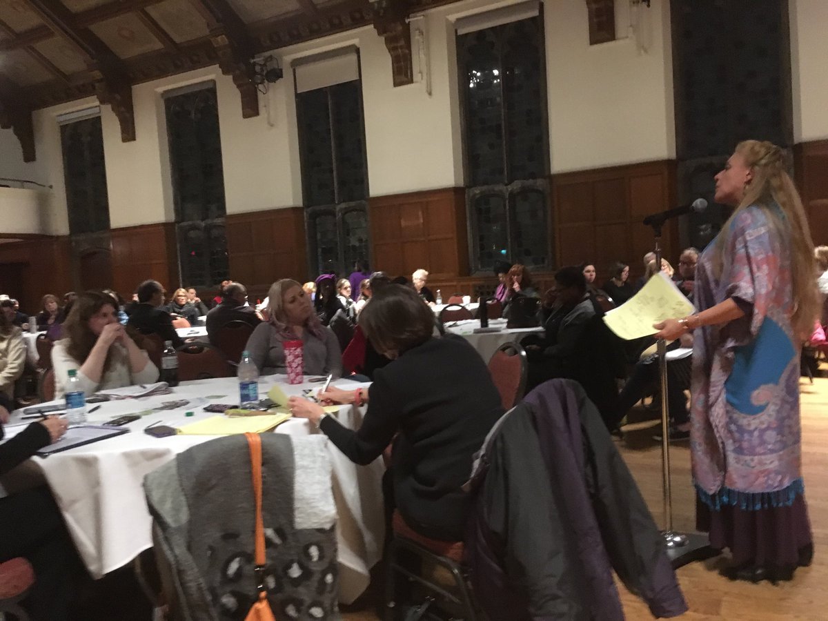 Albuquerque FT President Ellen Bernstein tells 150 Rochester TA reps what Janus could bring to New York, RTA and NYSUT. <a href="/nysut/">NYSUT</a> @CarlKornNYSUT  @PaulHypolite <a href="/PDTAunion/">PDTAunion</a> <a href="/rheateachers/">RHEA Teachers</a> <a href="/AndyJordan01/">Andy Jordan</a>