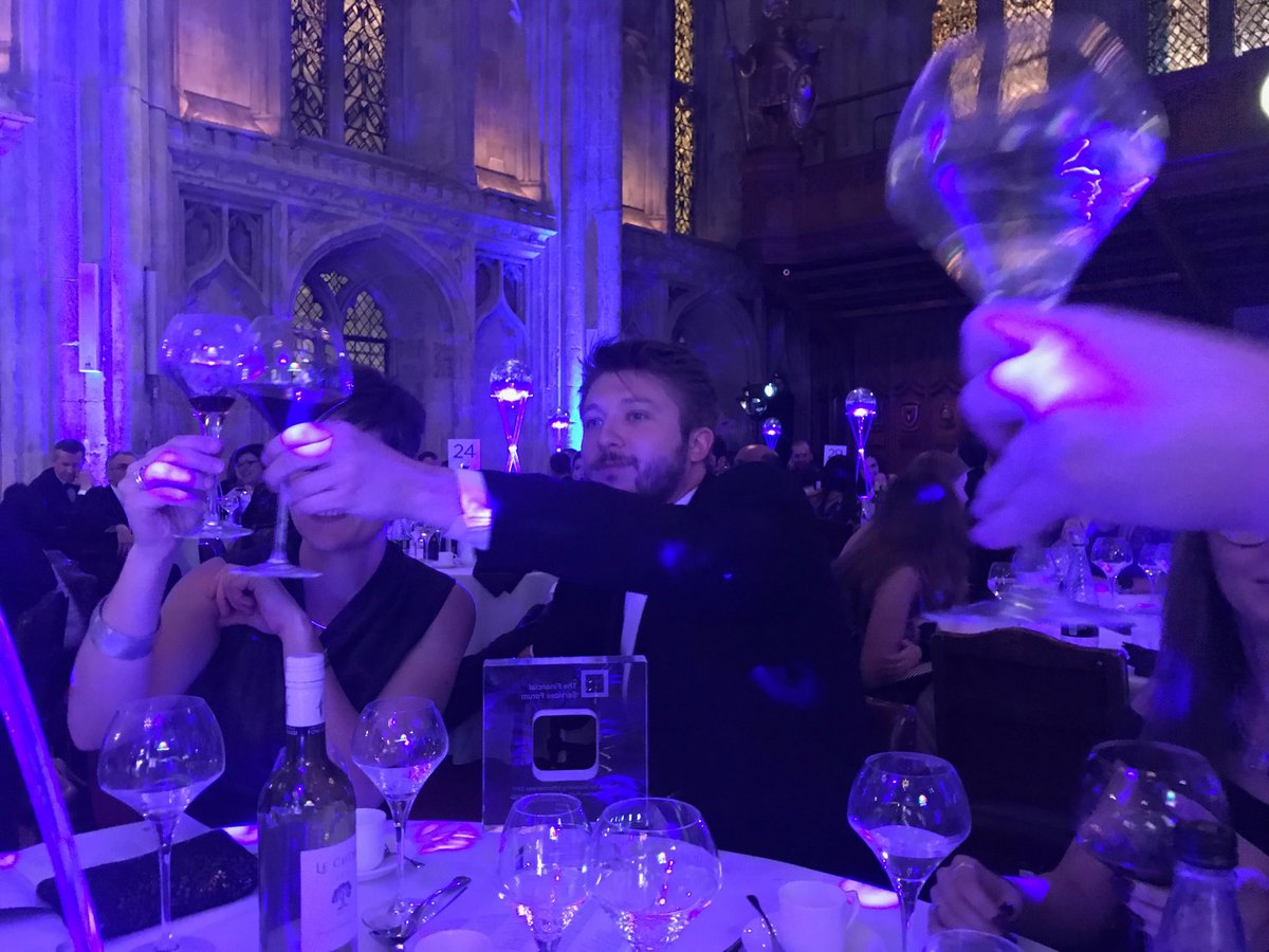 KirstyMaxey's tweet photo. We nailed that @TeamspiritGroup - well done @Trussle best PR campaign of the night at #fsfawards2017 https://t.co/9fAljvdmCx